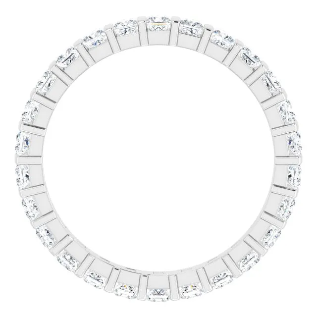 0.90 ct. Bar Set Princess Diamond Eternity Band