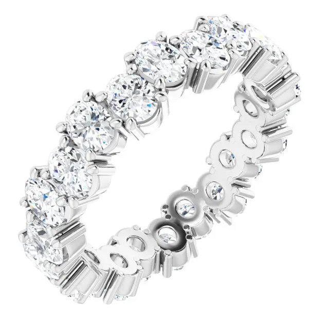 3.96 ct. Oval Diamond Eternity Band