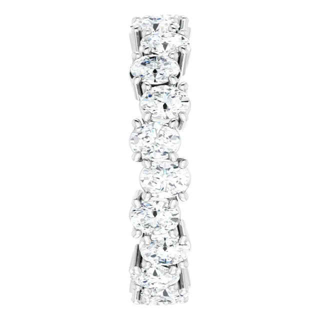 3.96 ct. Oval Diamond Eternity Band