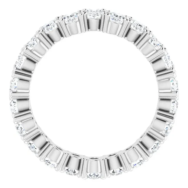 3.96 ct. Oval Diamond Eternity Band