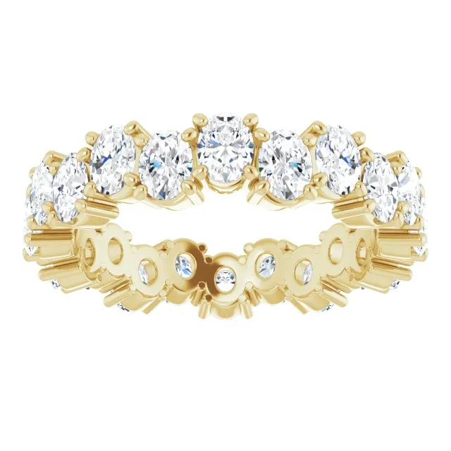 3.96 ct. Oval Diamond Eternity Band
