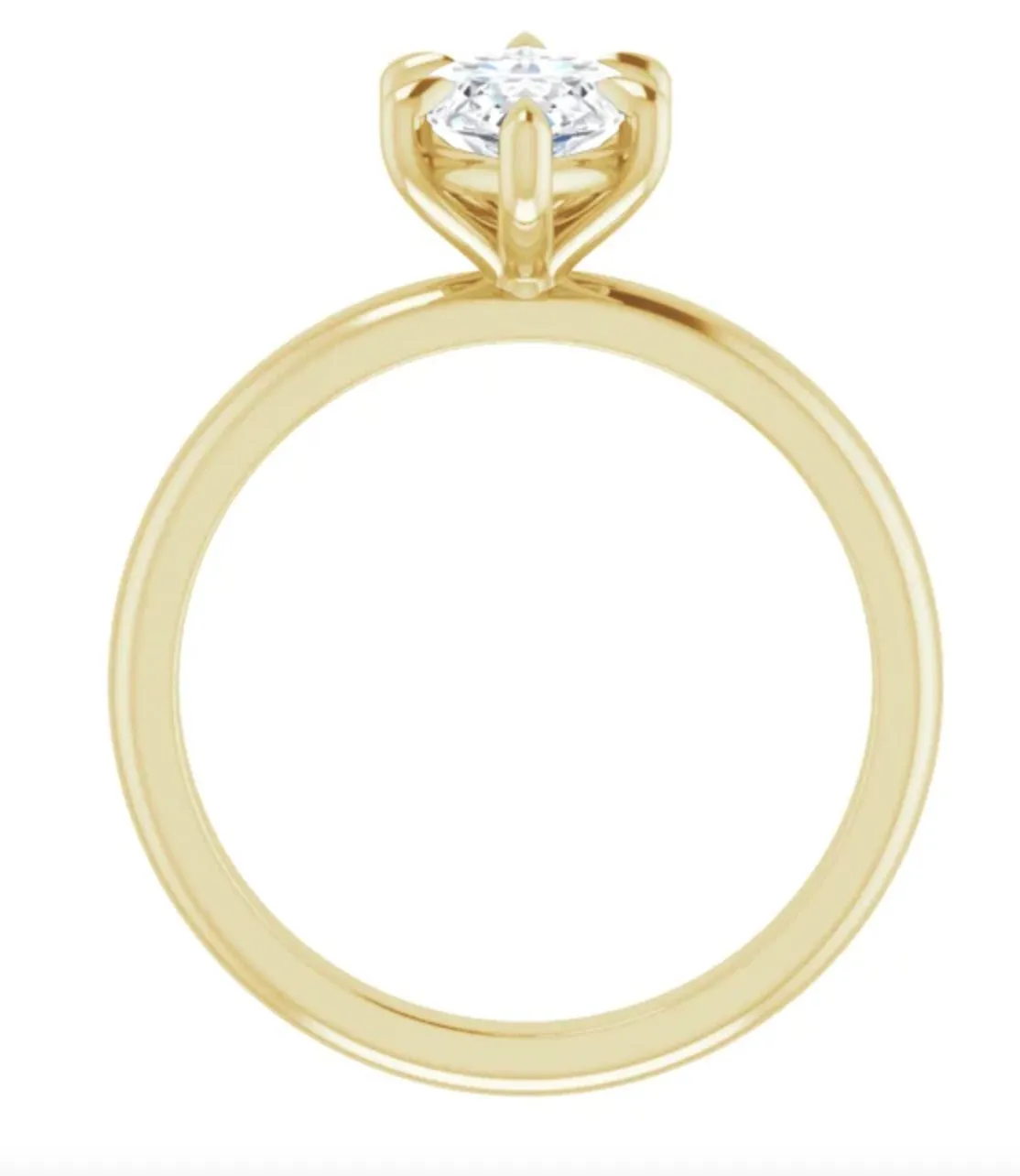 4.01CT Marquise Lab Grown Diamond Solitaire Engagement Ring