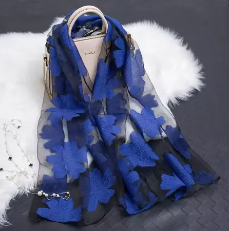 77 - Semi Sheer Scarf