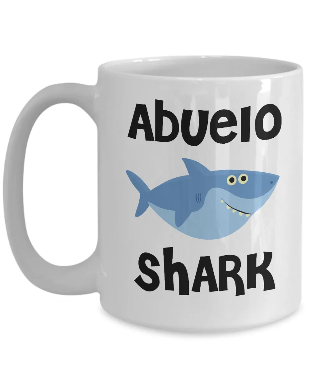 Abuelo Shark Mug Coffee Cup Abuelo Birthday Gift Idea Do Do Do Gifts for Abuelos