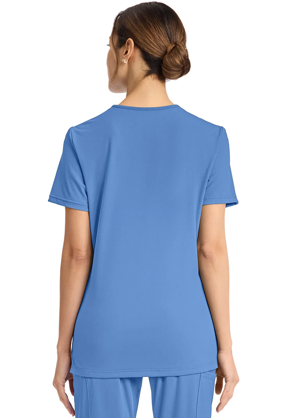 Achieve CK832 Women's 2-Pocket V-Neck Top Ciel