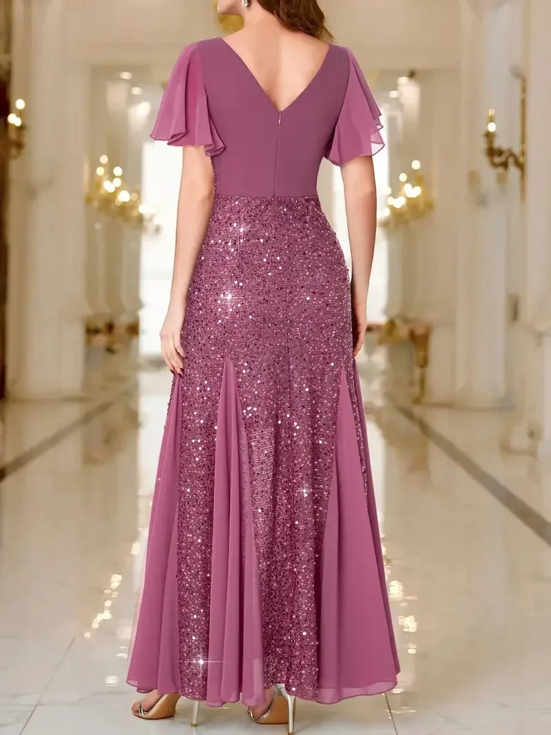 Amal - Elegant Stylish Satin Dress