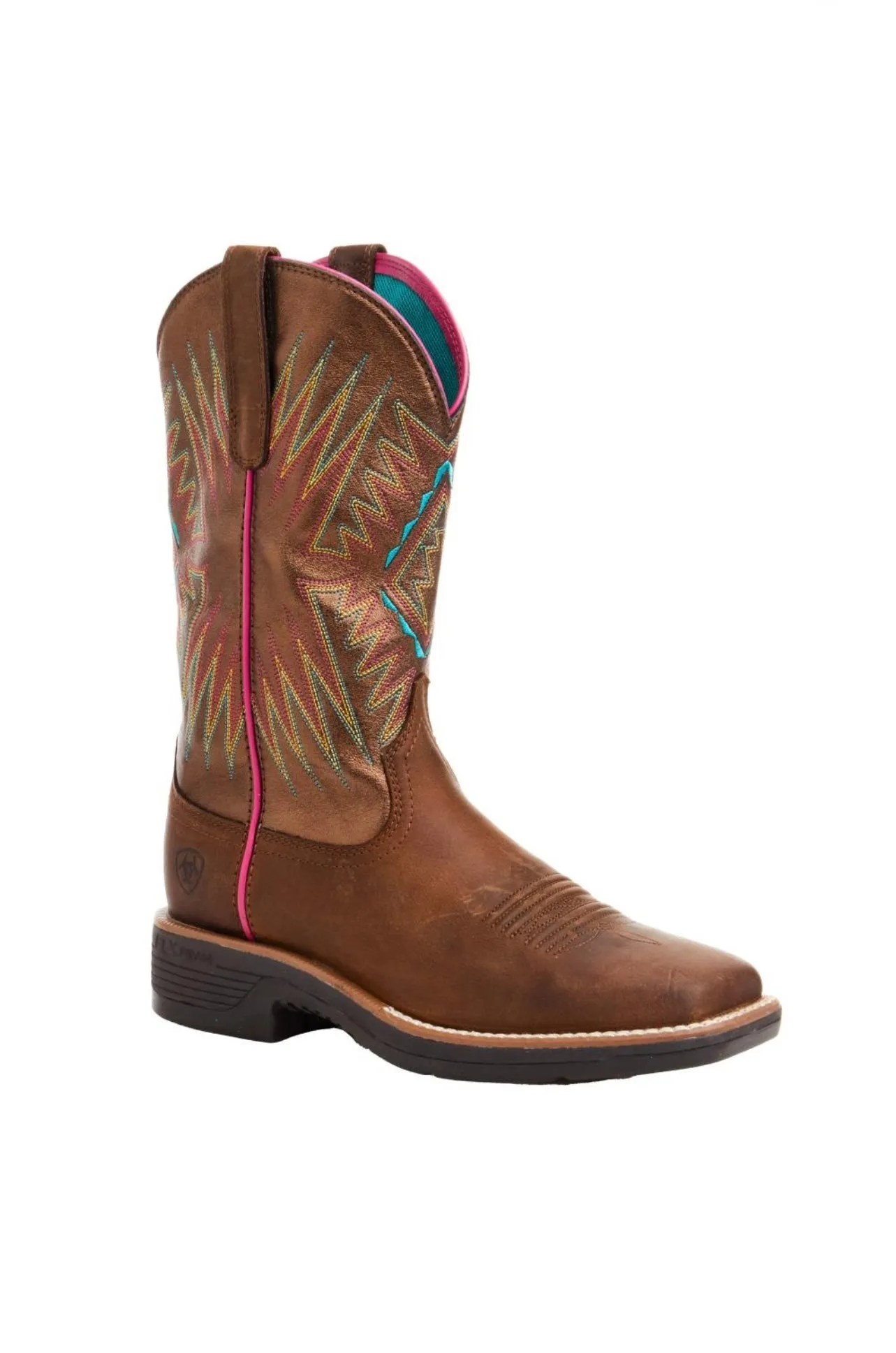 Ariat Women's Ridgeback Distressed Tan/ Bridle Tan 11 In Top Boot