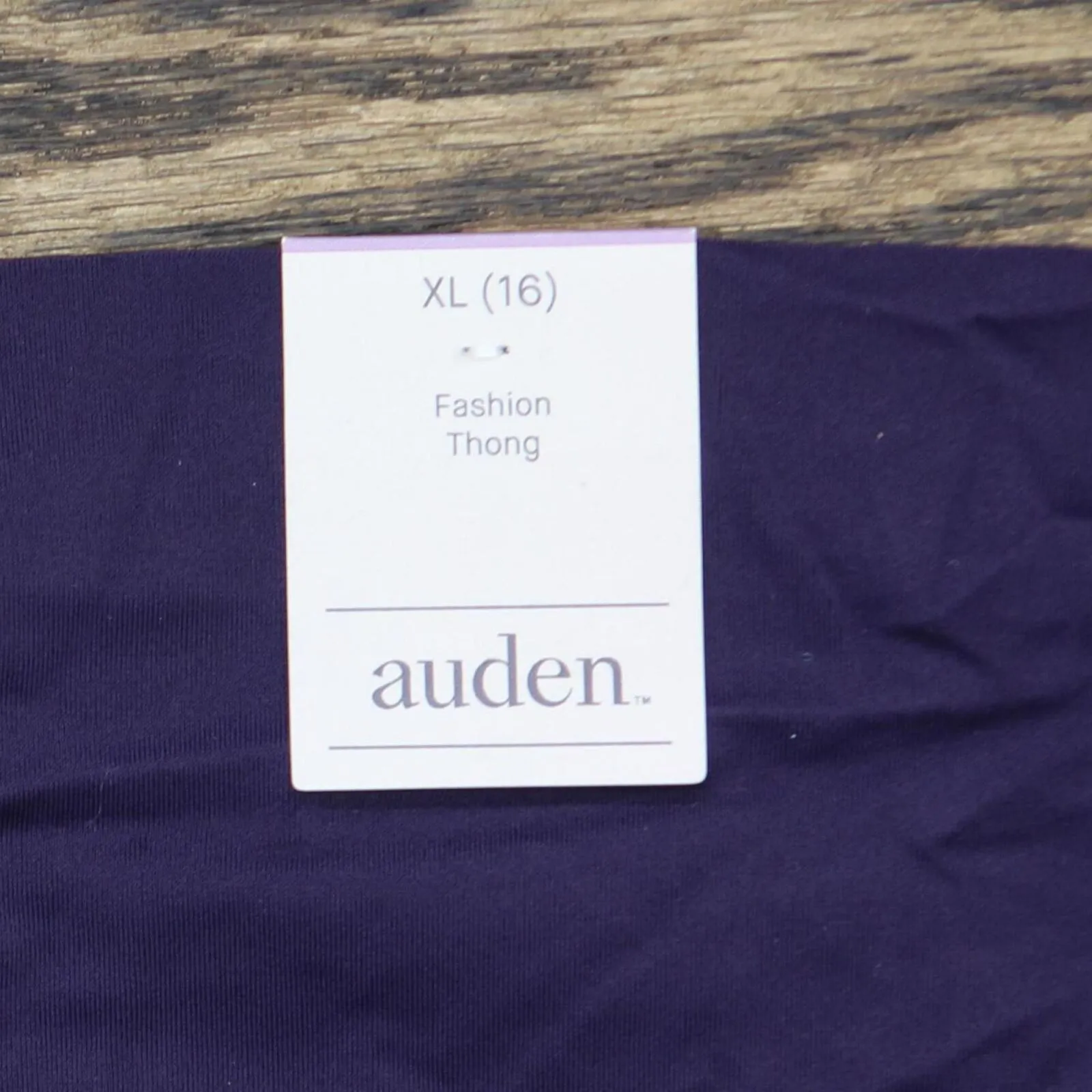 Auden Women's Laser Cut Thong with Lace Back 552866