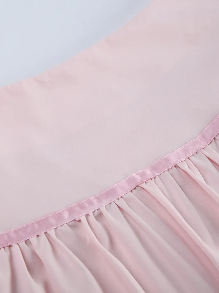 Ballet Ribbon Mini Skirt