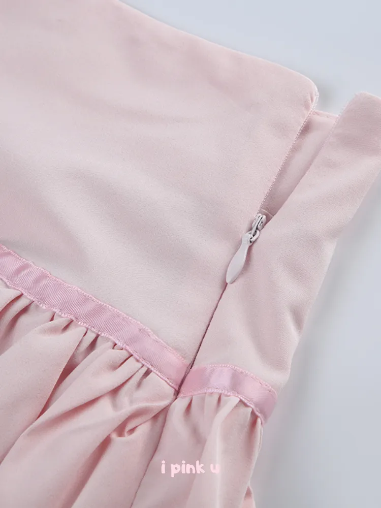 Ballet Ribbon Mini Skirt