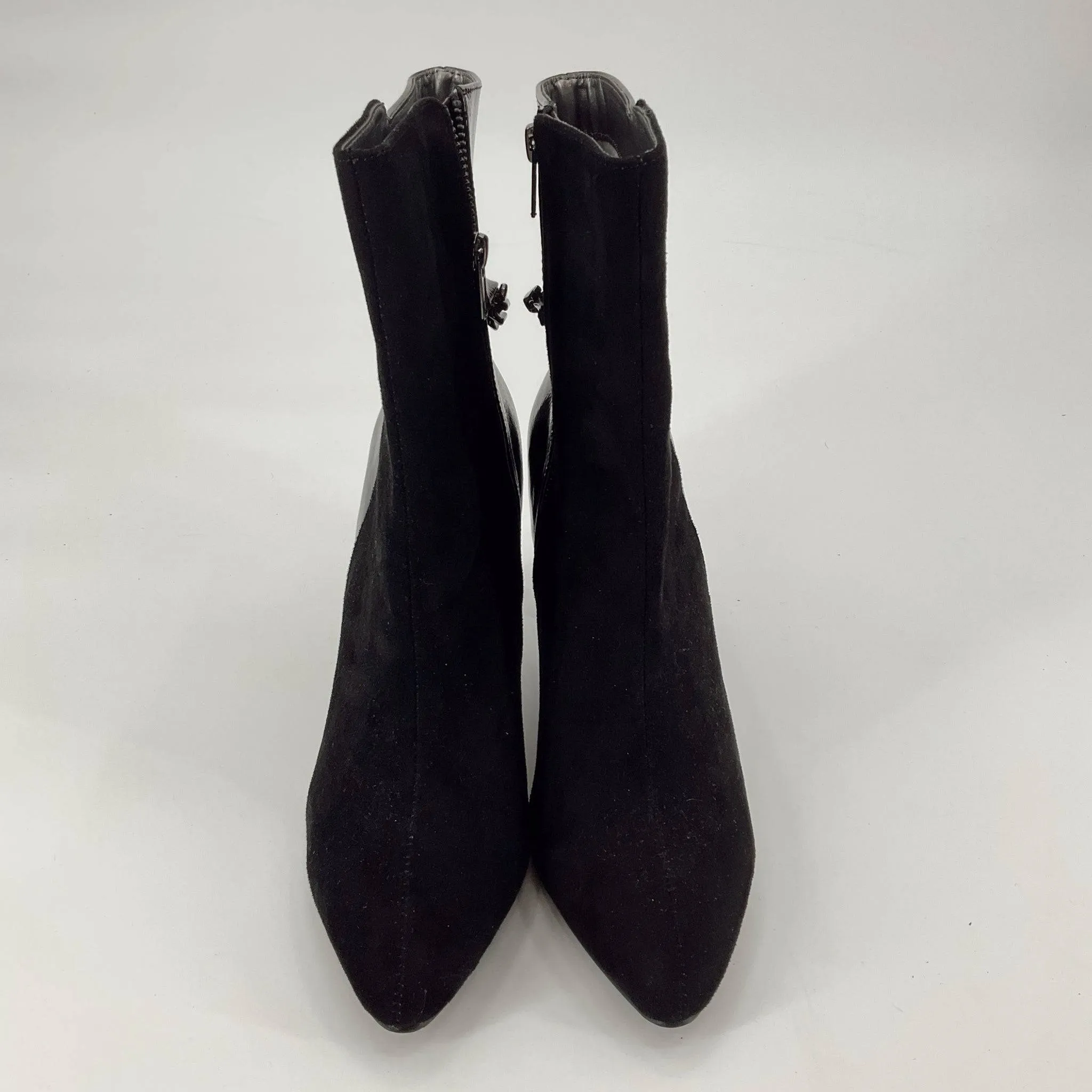 Bellini Black Chain Booties Size 11