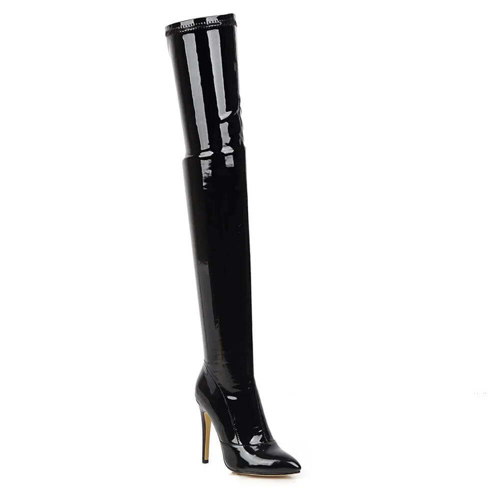 Black Women's Closed Toe Boots