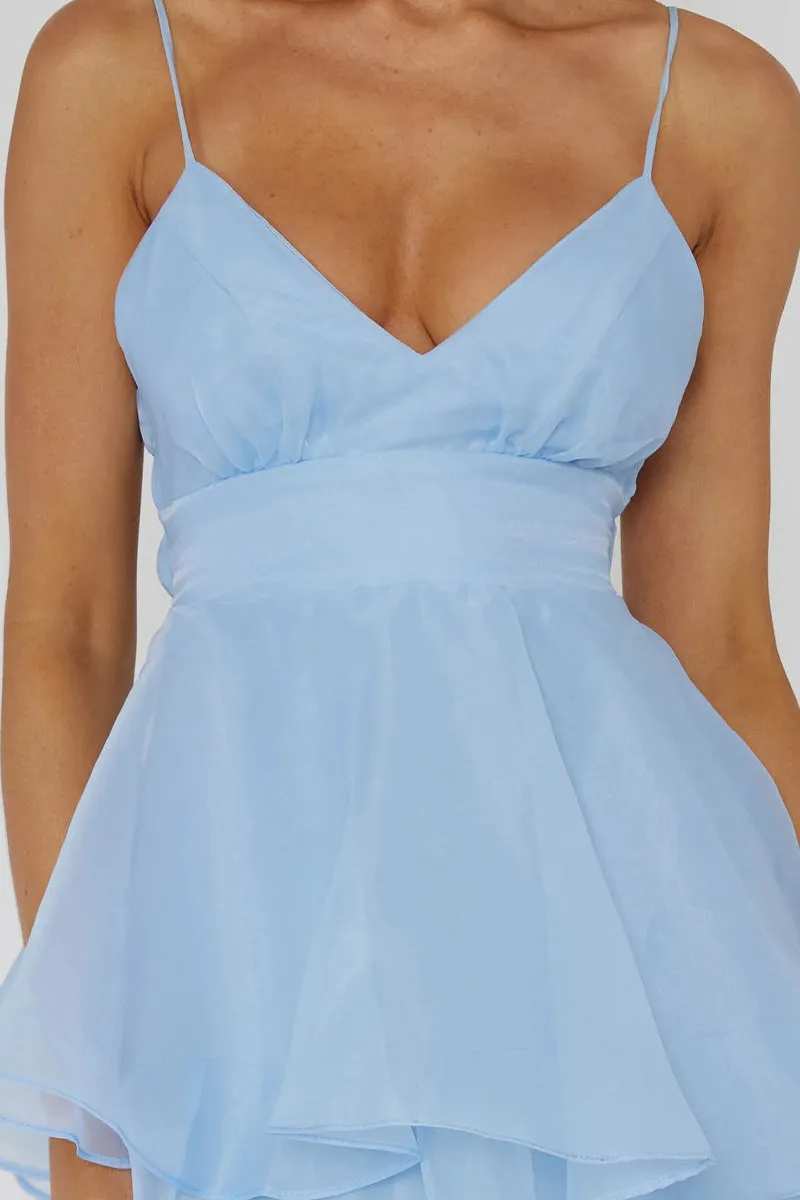 BR3062 Tiered Tulle Cami Dress