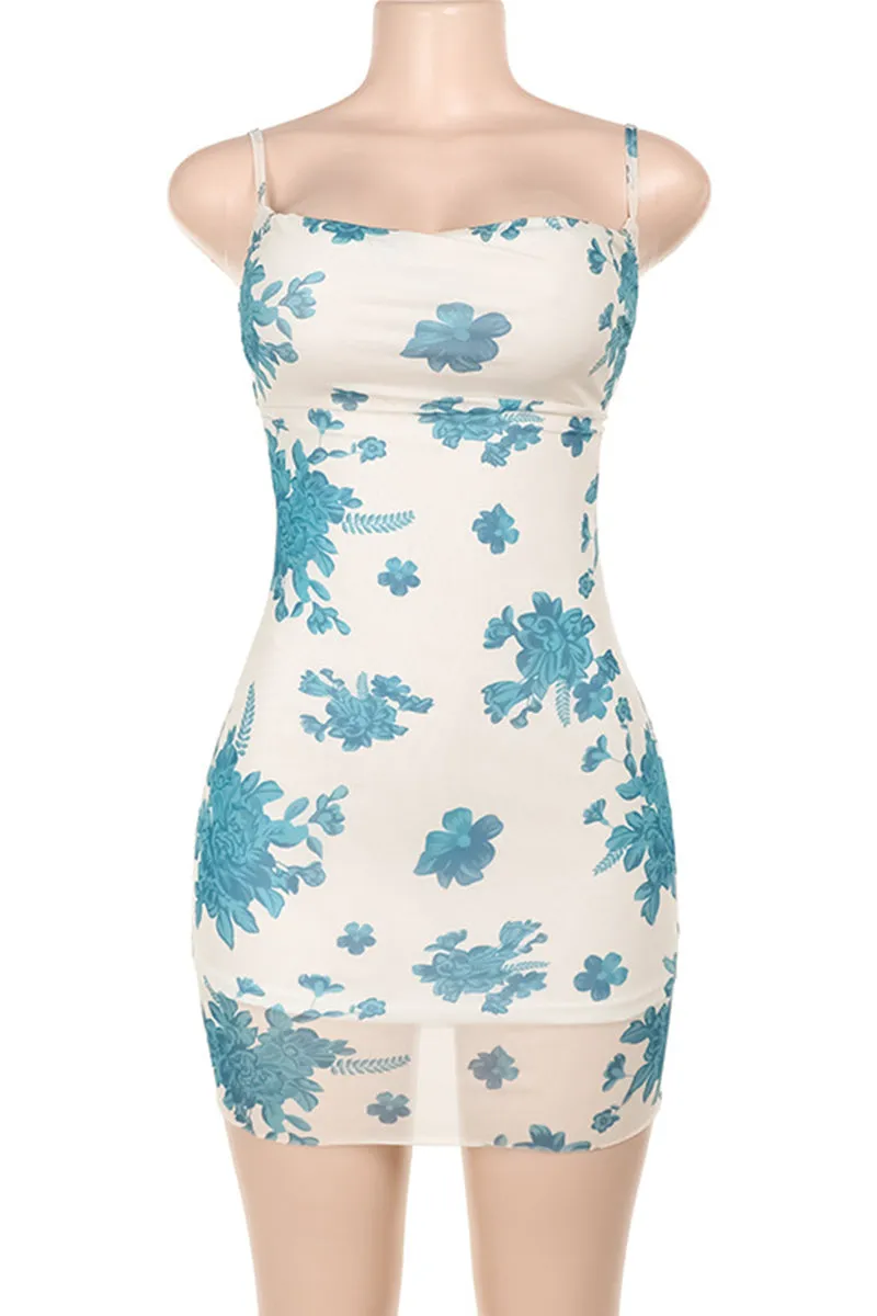 BR3146 Floral Mini Dress
