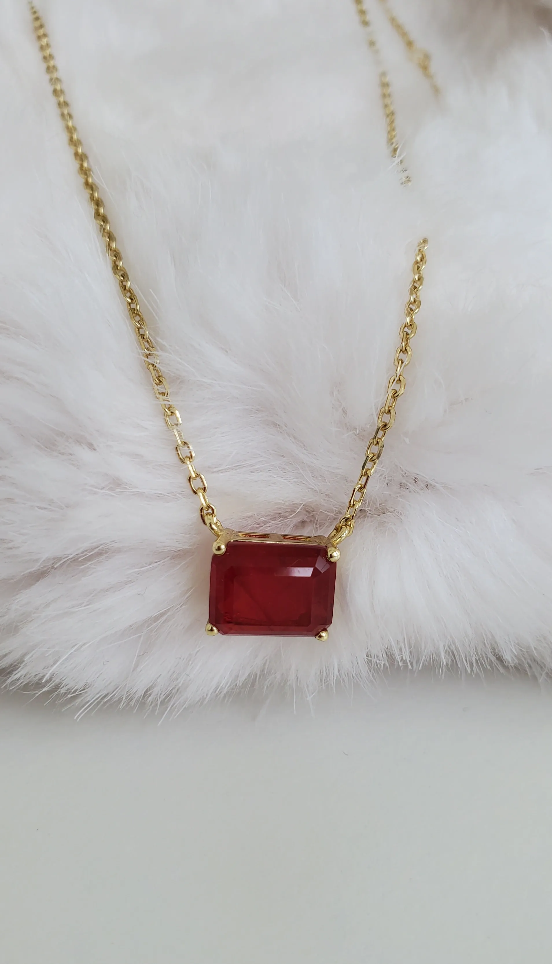 Brick Red Necklace