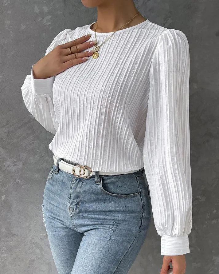 Bryndis® | Elegant Long Sleeve Blouse