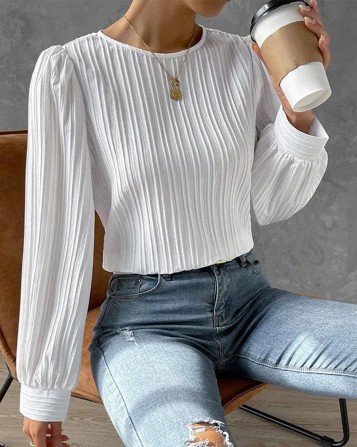 Bryndis® | Elegant Long Sleeve Blouse