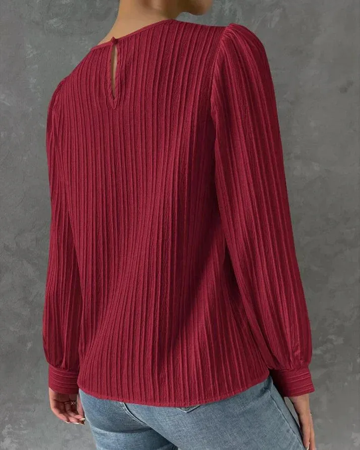 Bryndis® | Elegant Long Sleeve Blouse