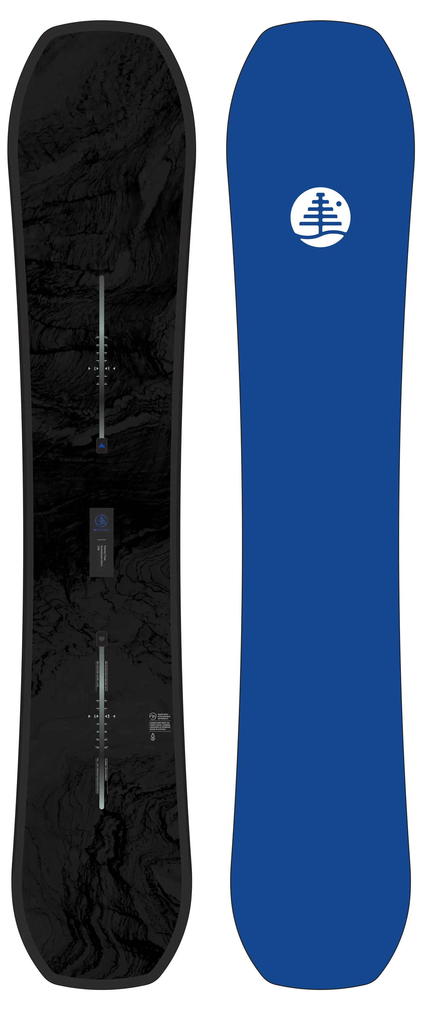 Burton Family Tree HomeTown Hero Snowboard 2024