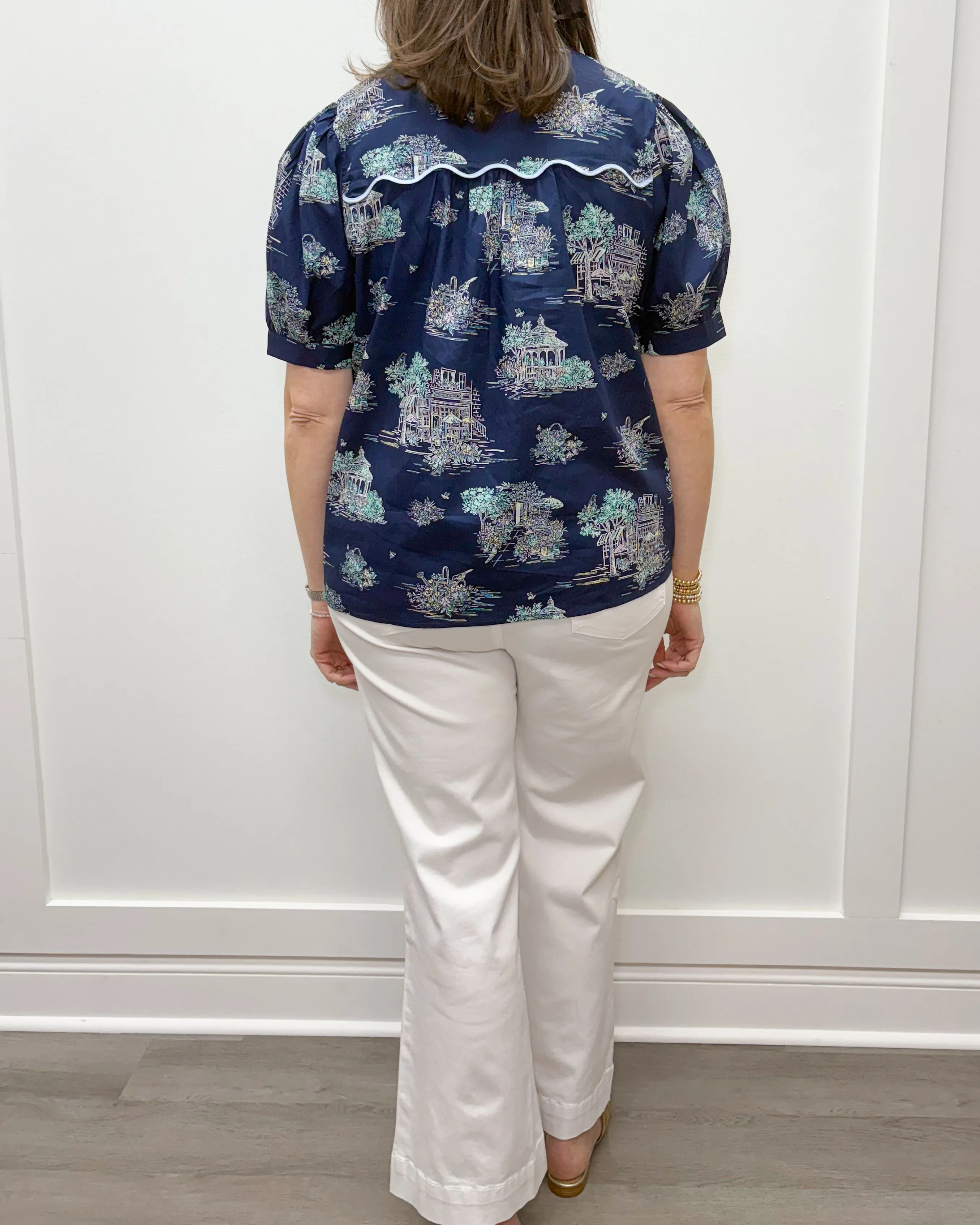 Calista Top - Navy
