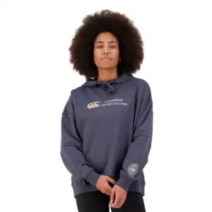Canterbury Women's 'Of NZ' V2 Printed Hoodie - Dark Grey