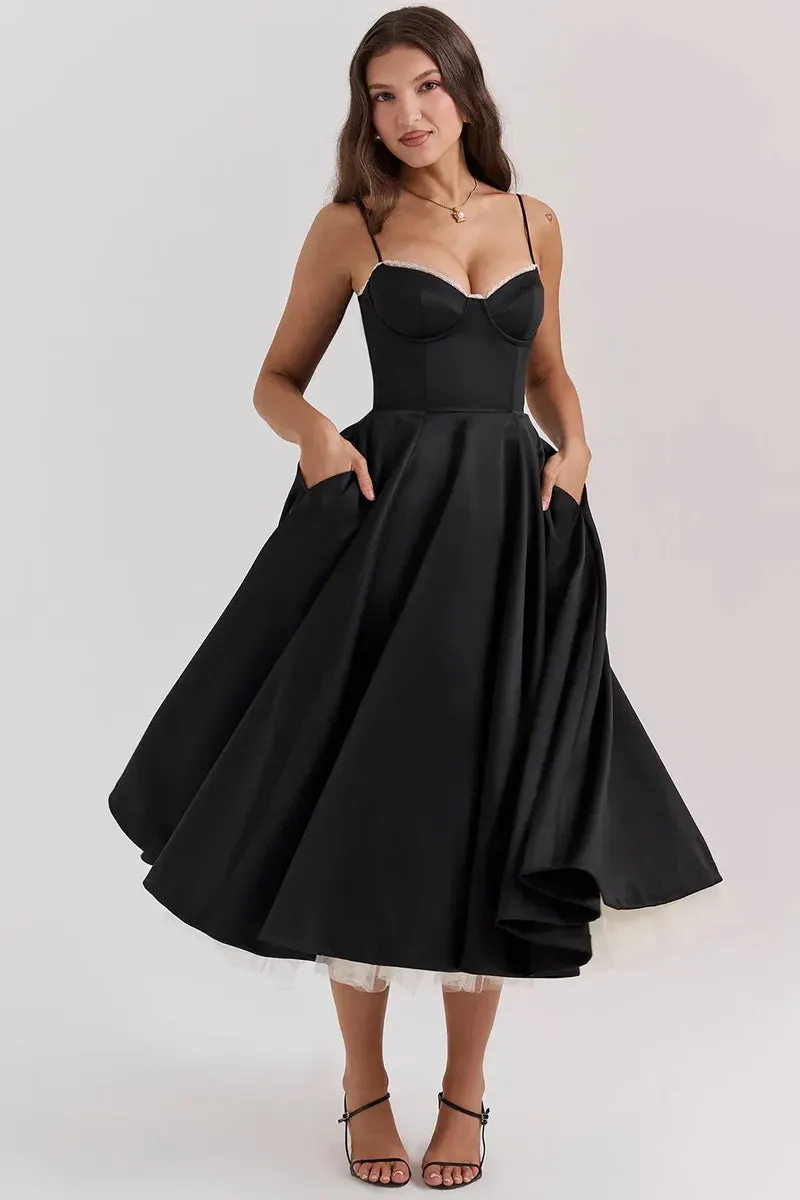 Cordelia | Delicate Tulle Accent Dress