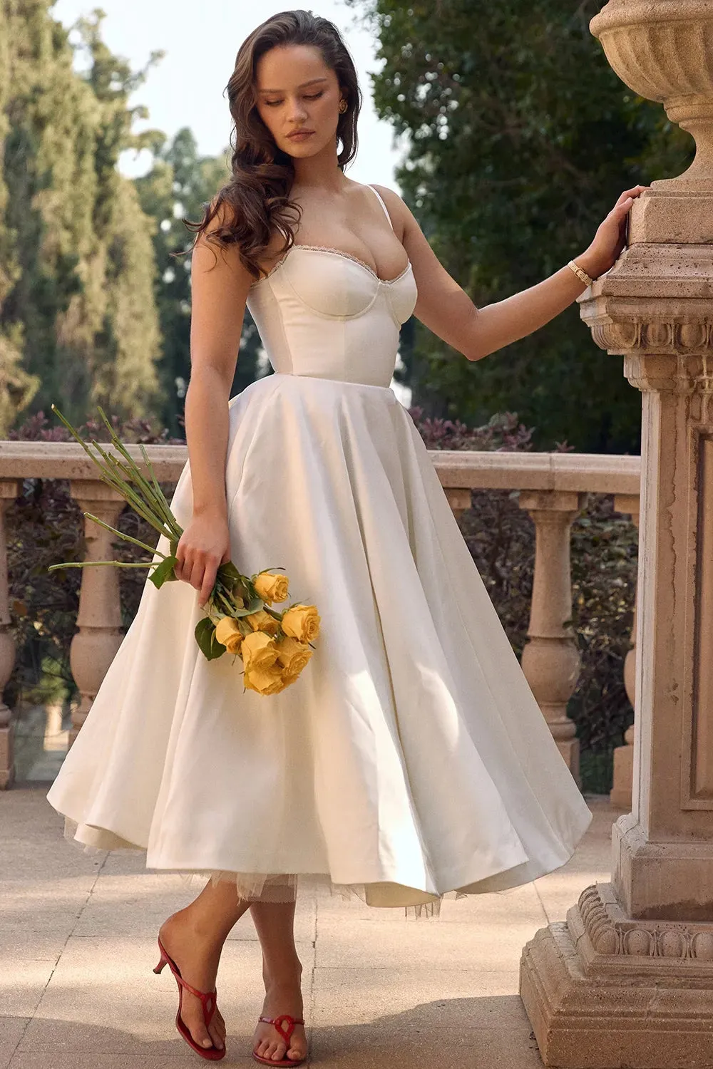 Cordelia | Delicate Tulle Accent Dress