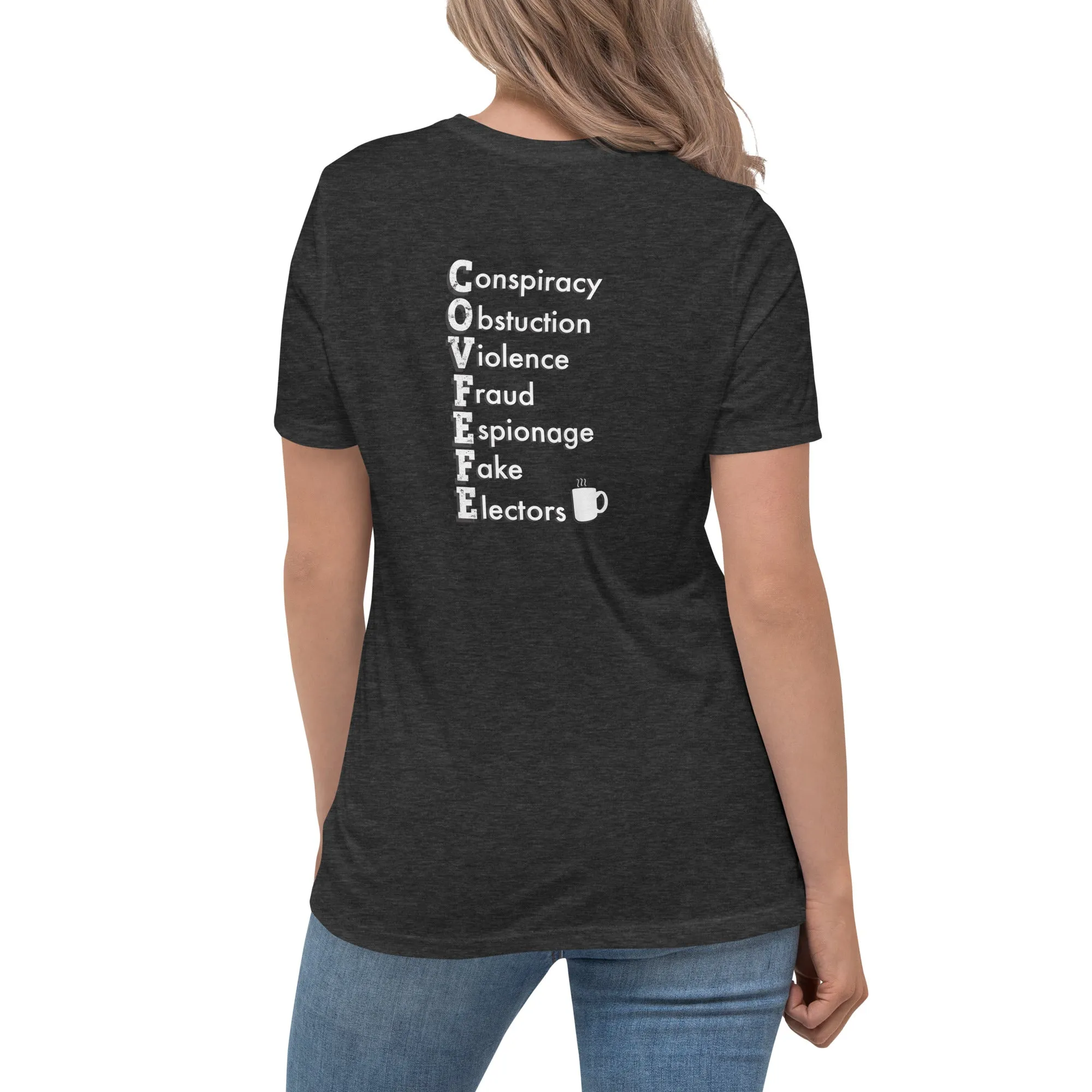 COVFEFE - Grounds for Conviction Women's Dark T-Shirt