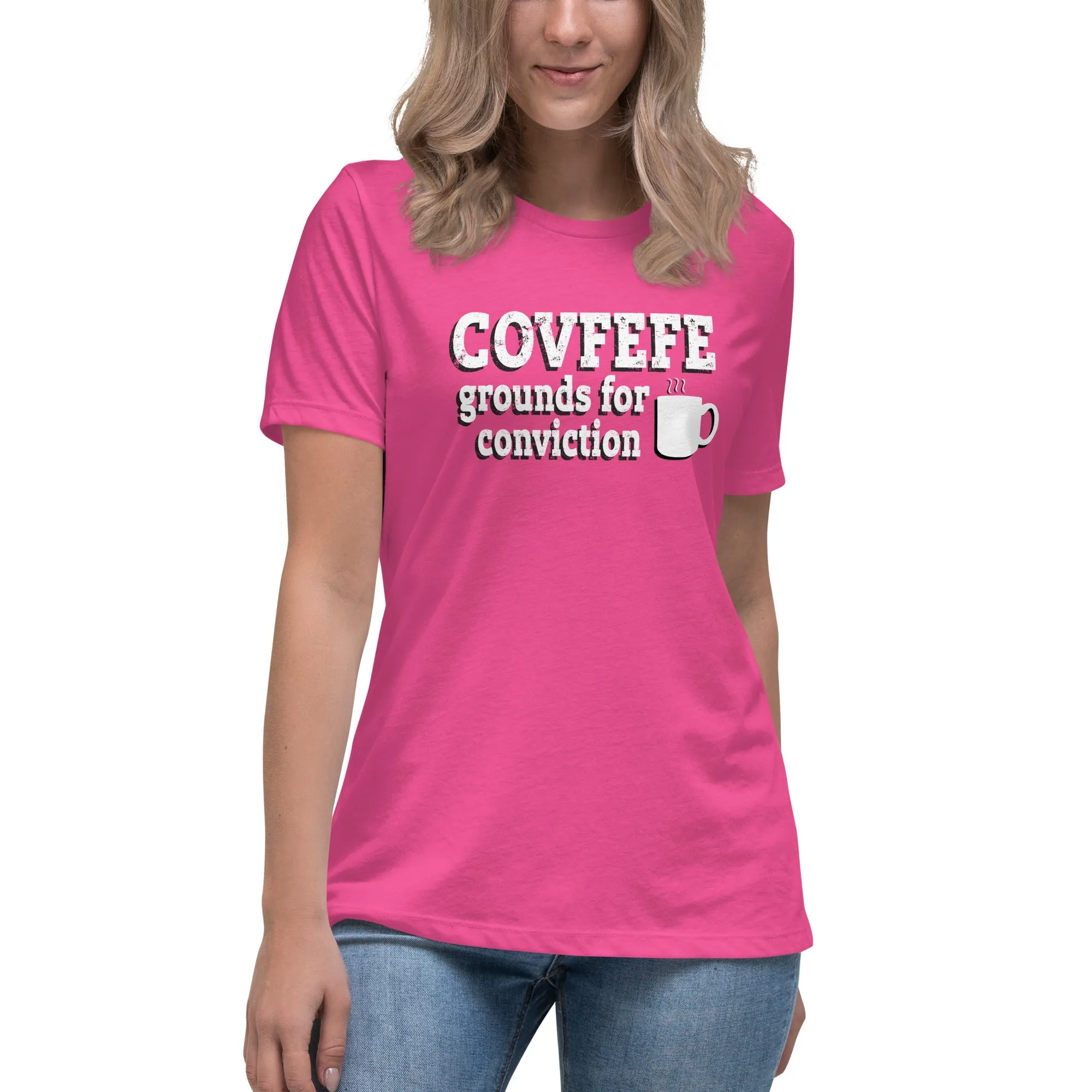 COVFEFE - Grounds for Conviction Women's Dark T-Shirt