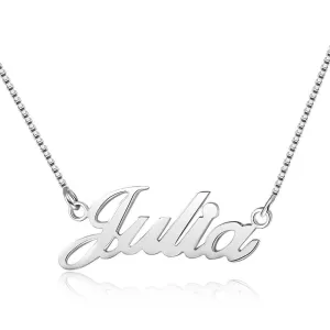 Custom Women's Script Necklace