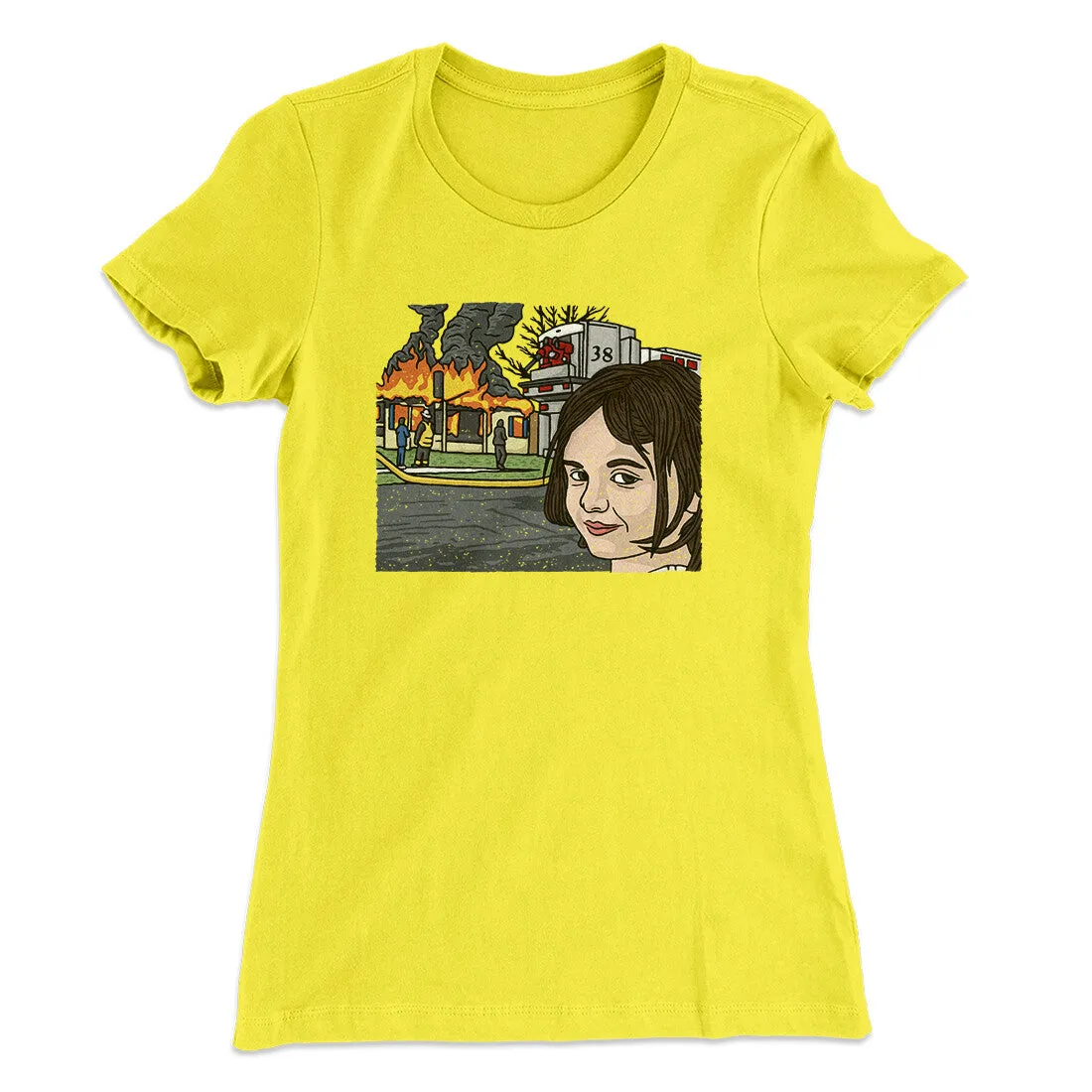 Disaster Girl Meme Funny Women's T-Shirt
