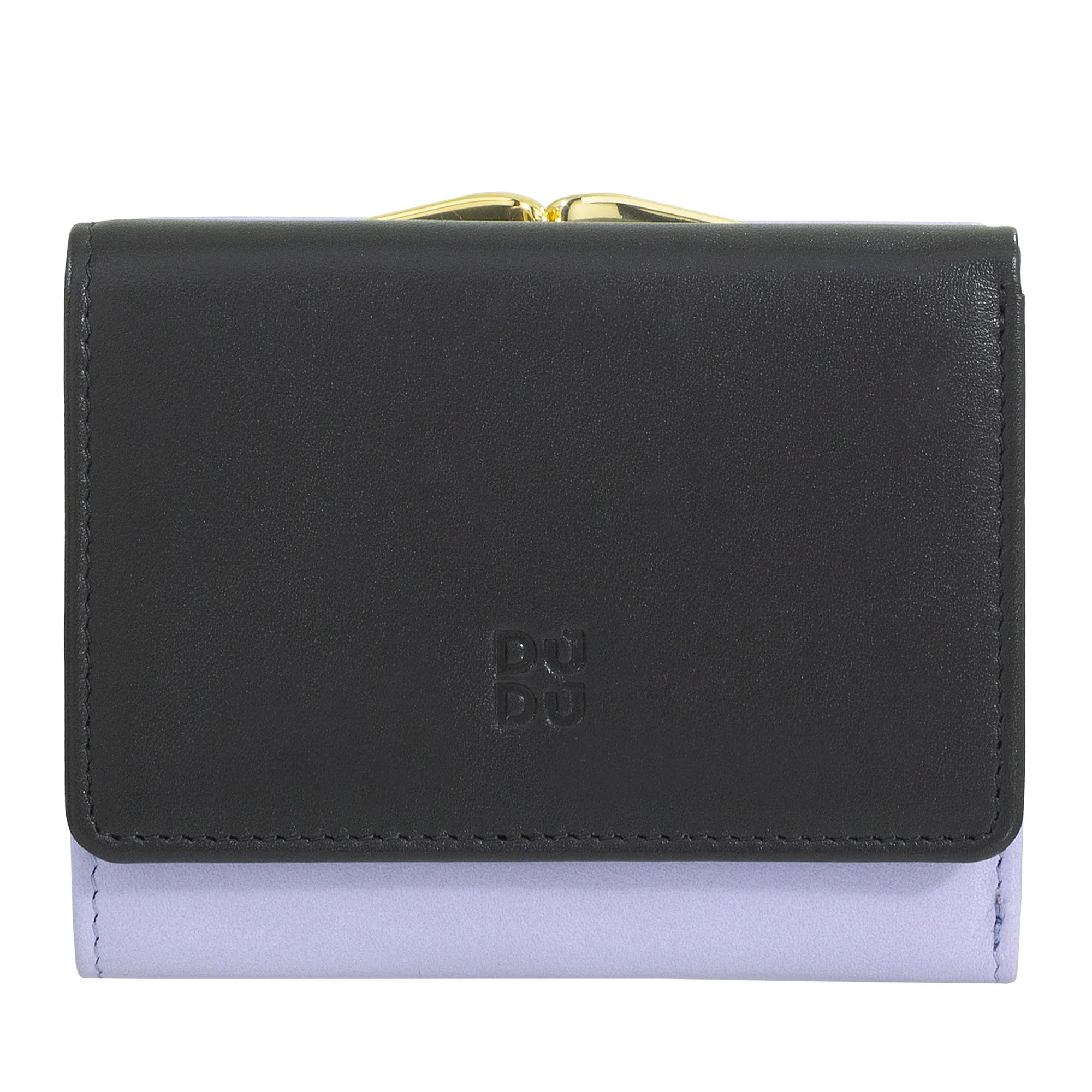 DUDU WOMEN SMALL IN RFID WOMEN'S LEATHER WITH ACCAMONE CLIC CLAC COMPACT 6 CARD CARD CARD