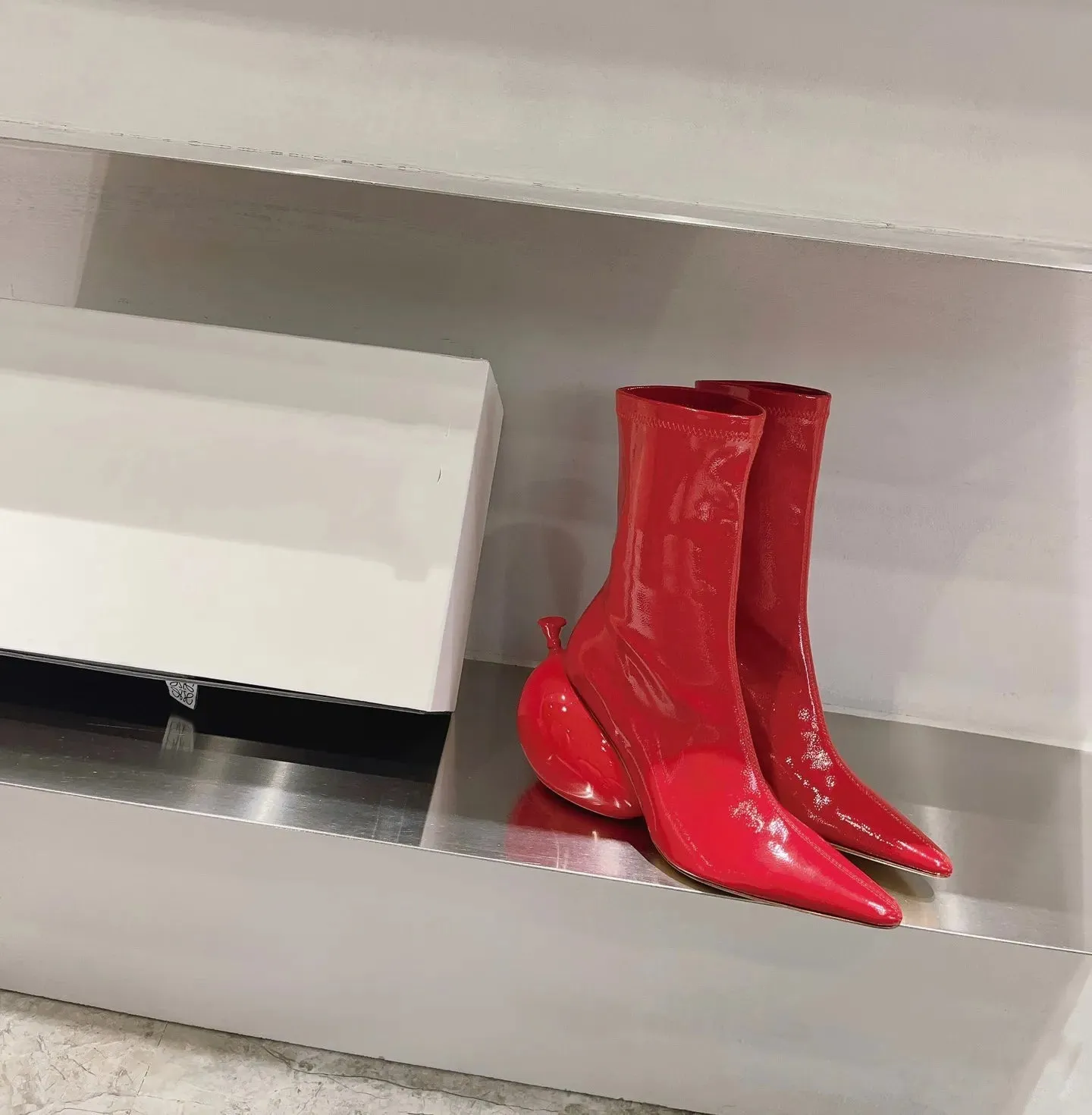 Elegant Zipper Ball Heel Ankle Boots