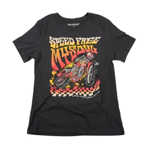 Elude Women's Tee - Washed Black