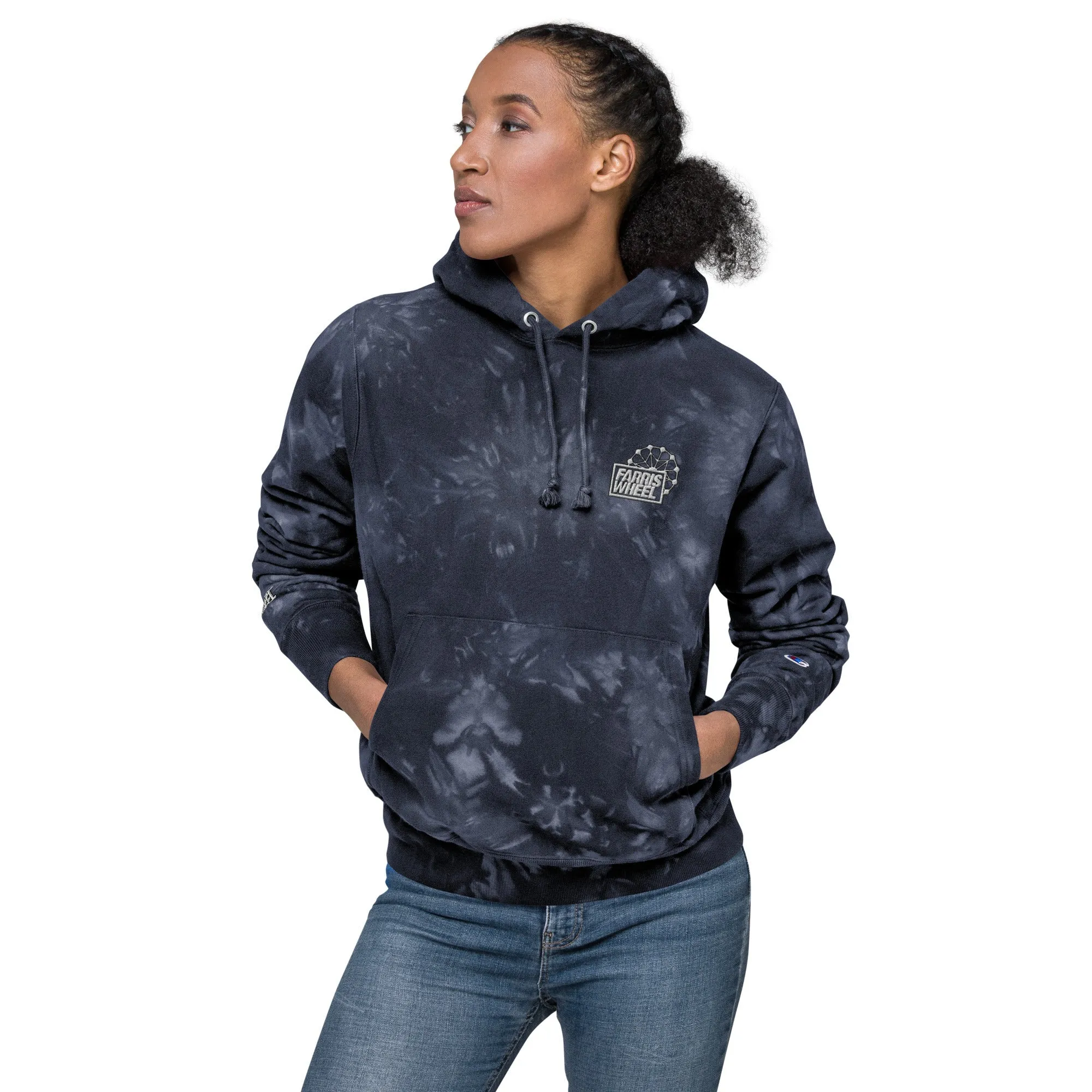 Farris Wheel Unisex Champion Tie-dye Hoodie