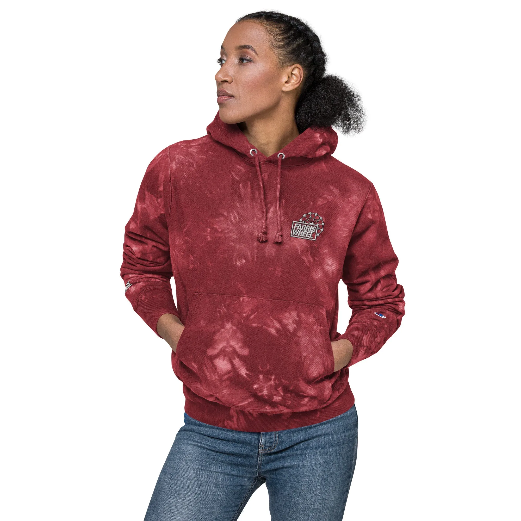 Farris Wheel Unisex Champion Tie-dye Hoodie