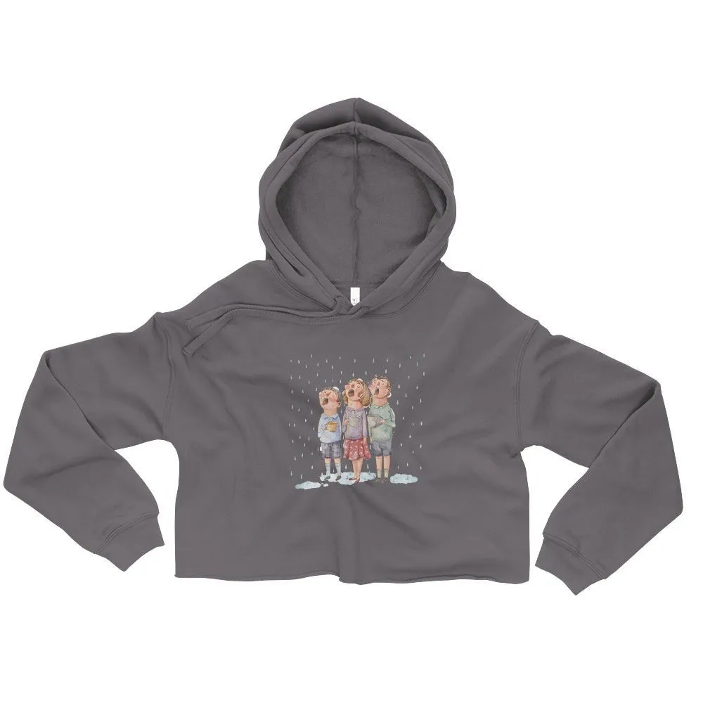 FILLING WET Women's Crop Hoodie