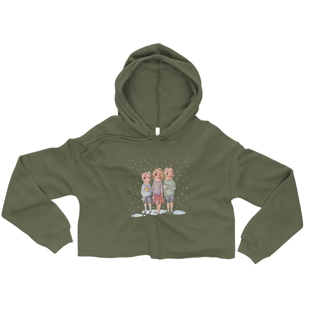 FILLING WET Women's Crop Hoodie