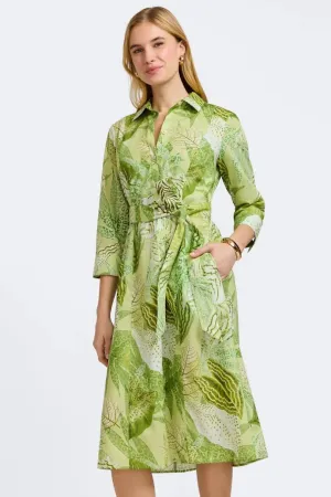 Fiona Dress - Green Multi