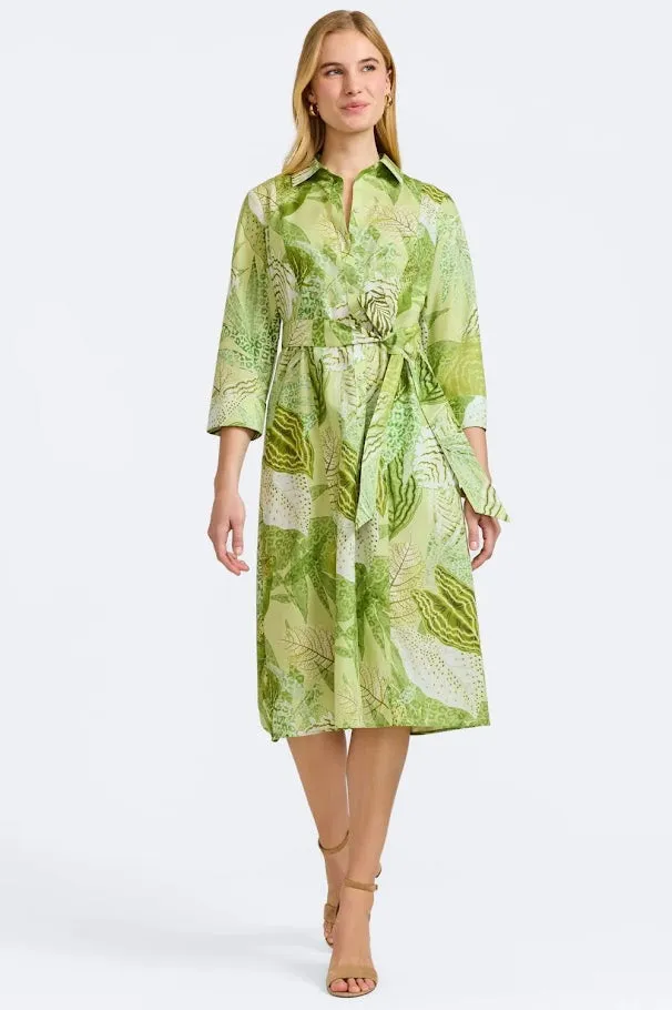 Fiona Dress - Green Multi
