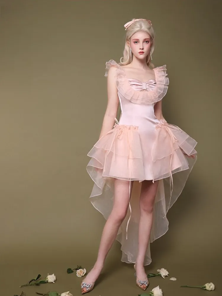 First Love Layered Ribbon Dress