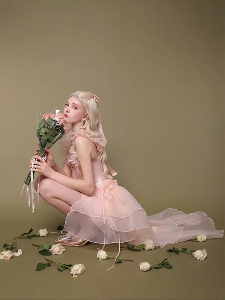 First Love Layered Ribbon Dress