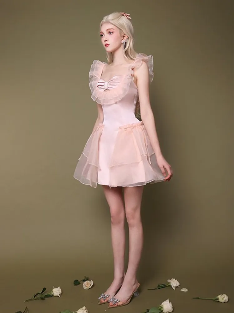 First Love Layered Ribbon Dress