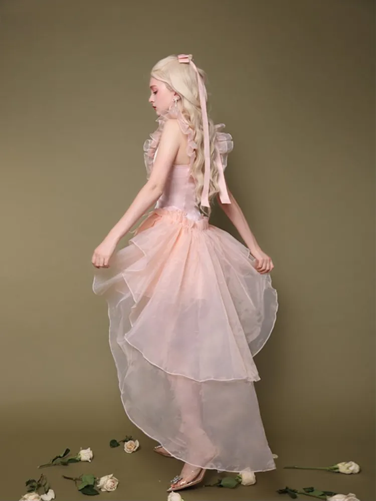 First Love Layered Ribbon Dress