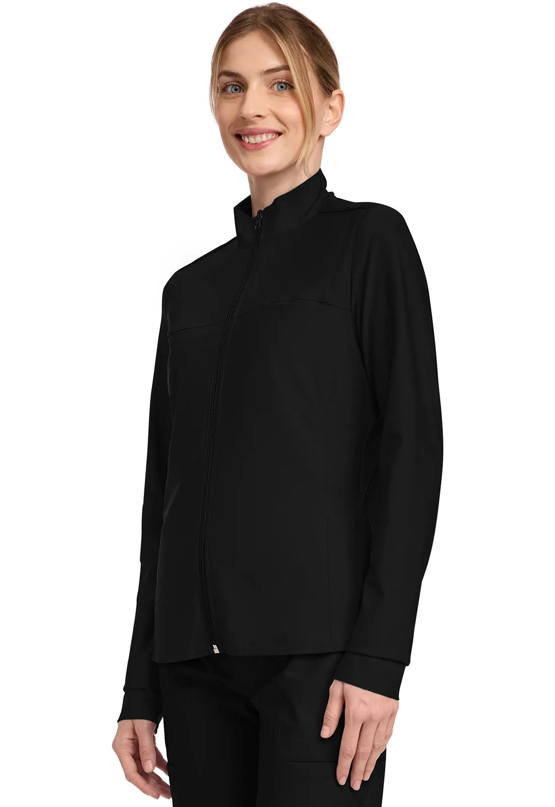 Form CK381 Women's 3-Pocket Warm-up Jacket Black