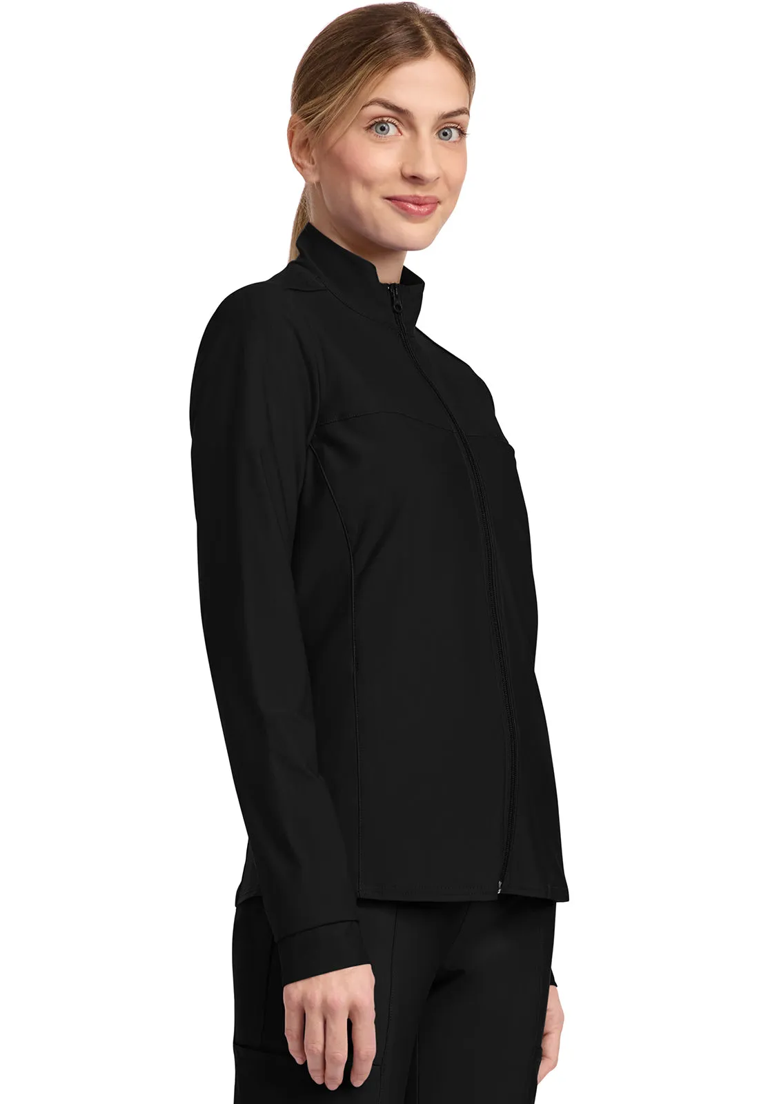 Form CK381 Women's 3-Pocket Warm-up Jacket Black