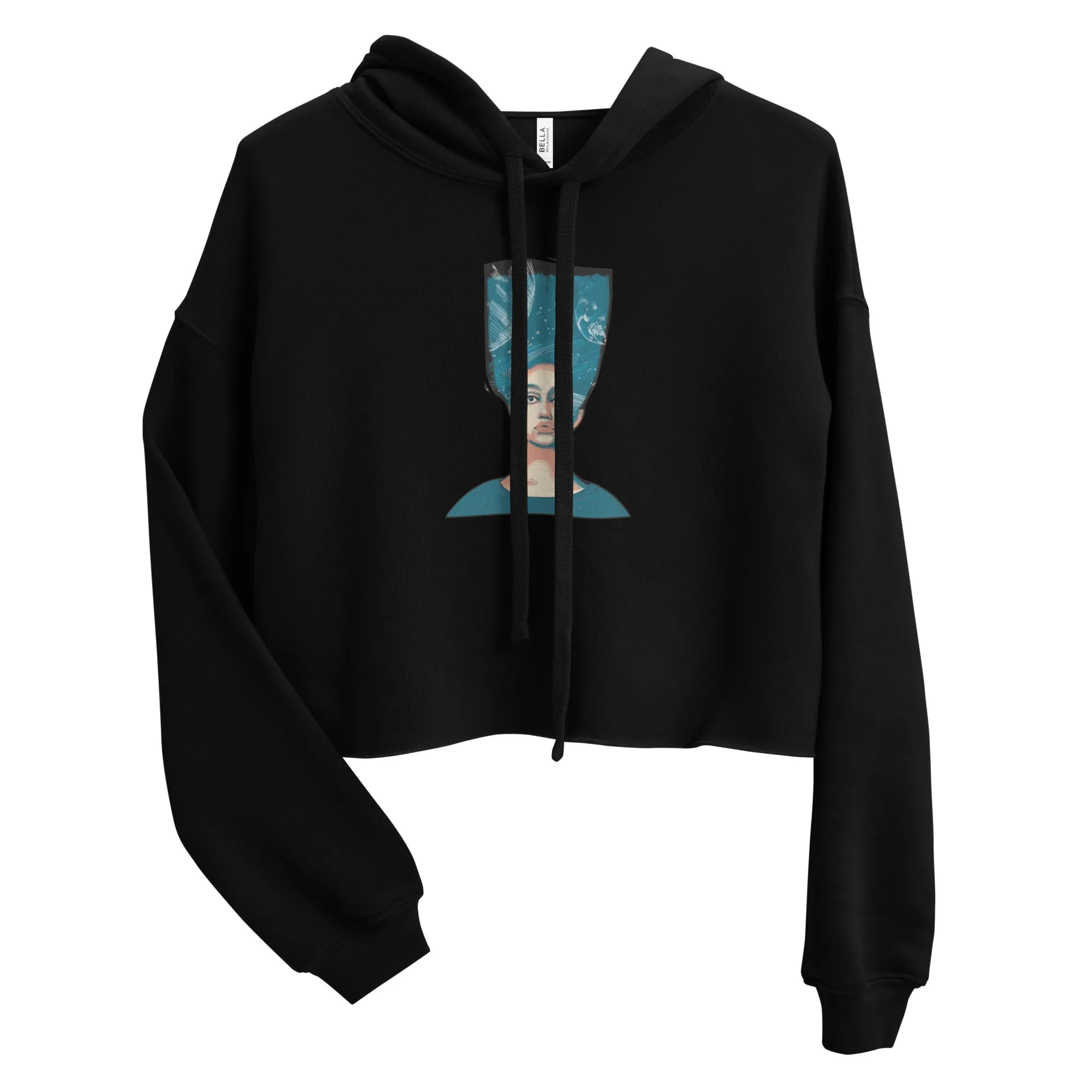 GALAXY Women's Crop Hoodie