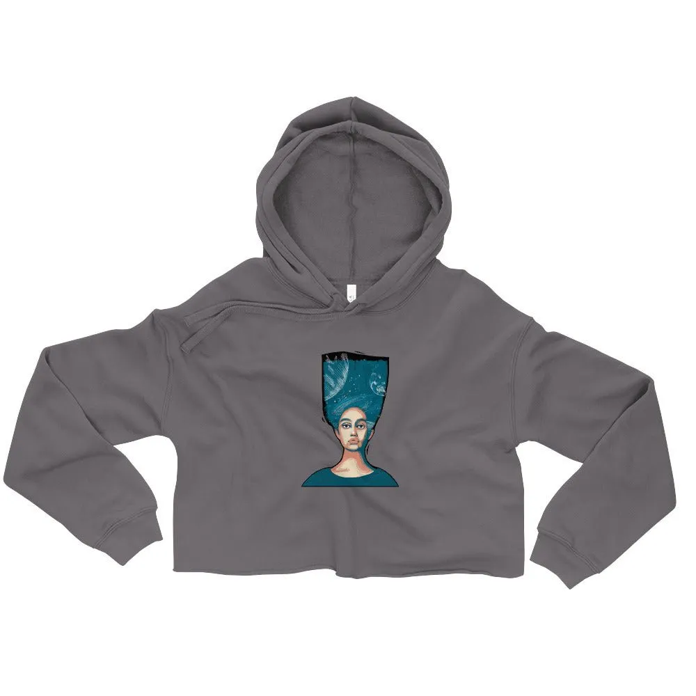 GALAXY Women's Crop Hoodie