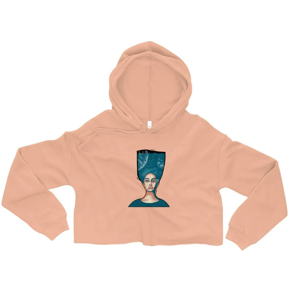 GALAXY Women's Crop Hoodie