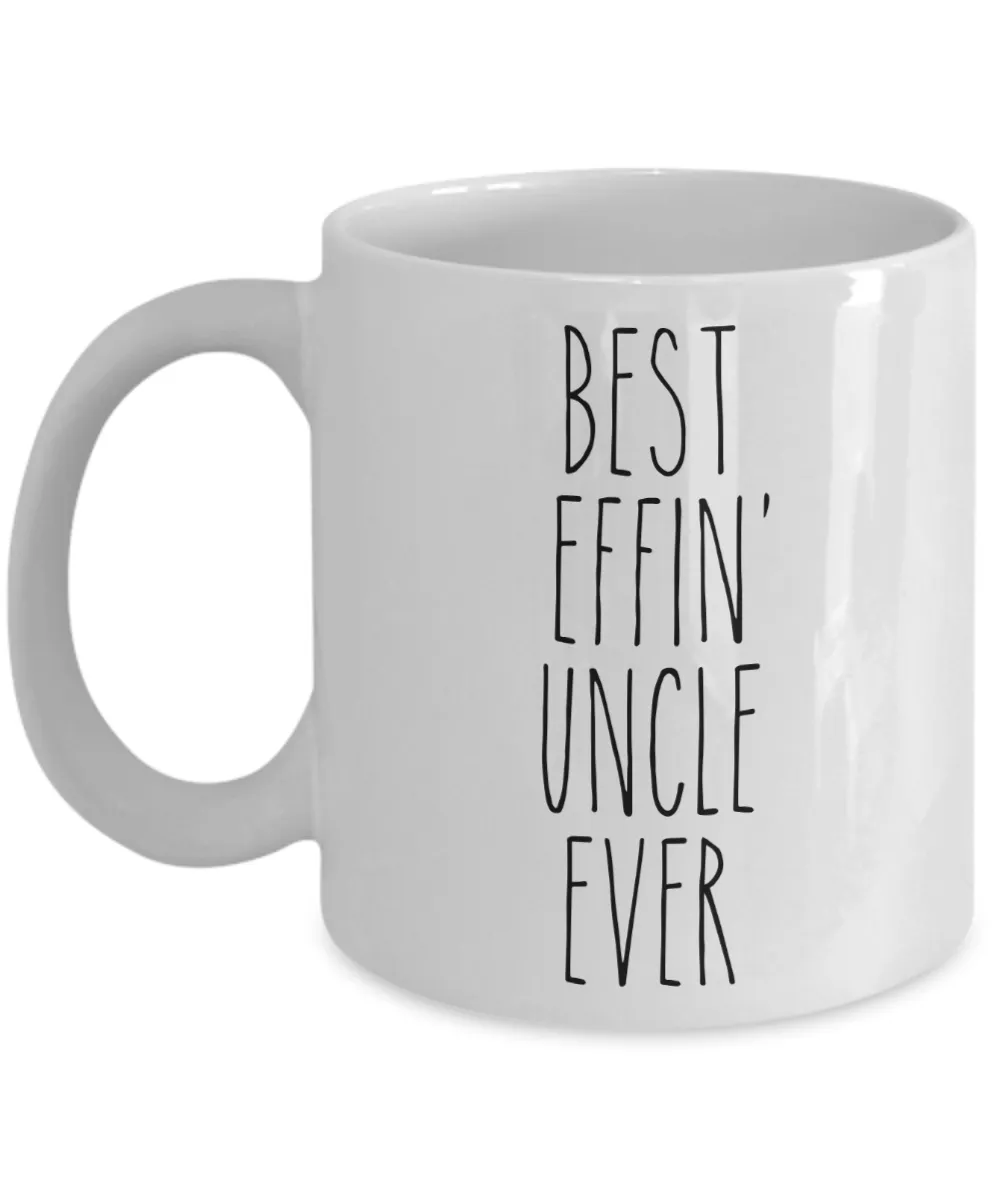 Gift For Uncle Best Effin' Uncle Ever Mug Coffee Cup Funny Coworker Gifts